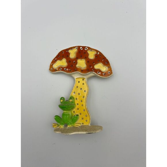 Vintage Earring holder Toadstool Mushroom Home Decor - Picture 1 of 7